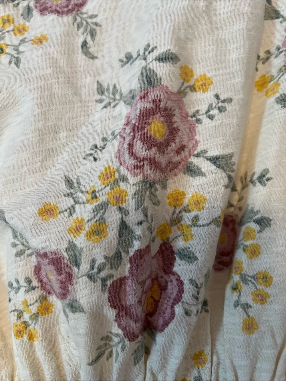 Torrid Festi Smocked Floral Tee NWT - Picture 8 of 10